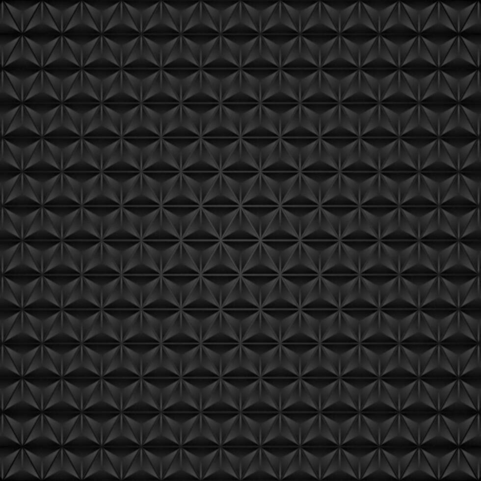 Abstract tech black triangles geometric pattern vector