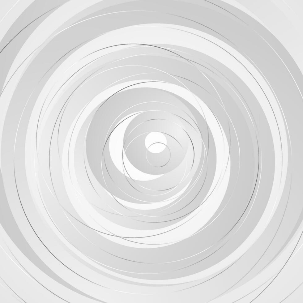 Grey circles abstract tech geometric vector background