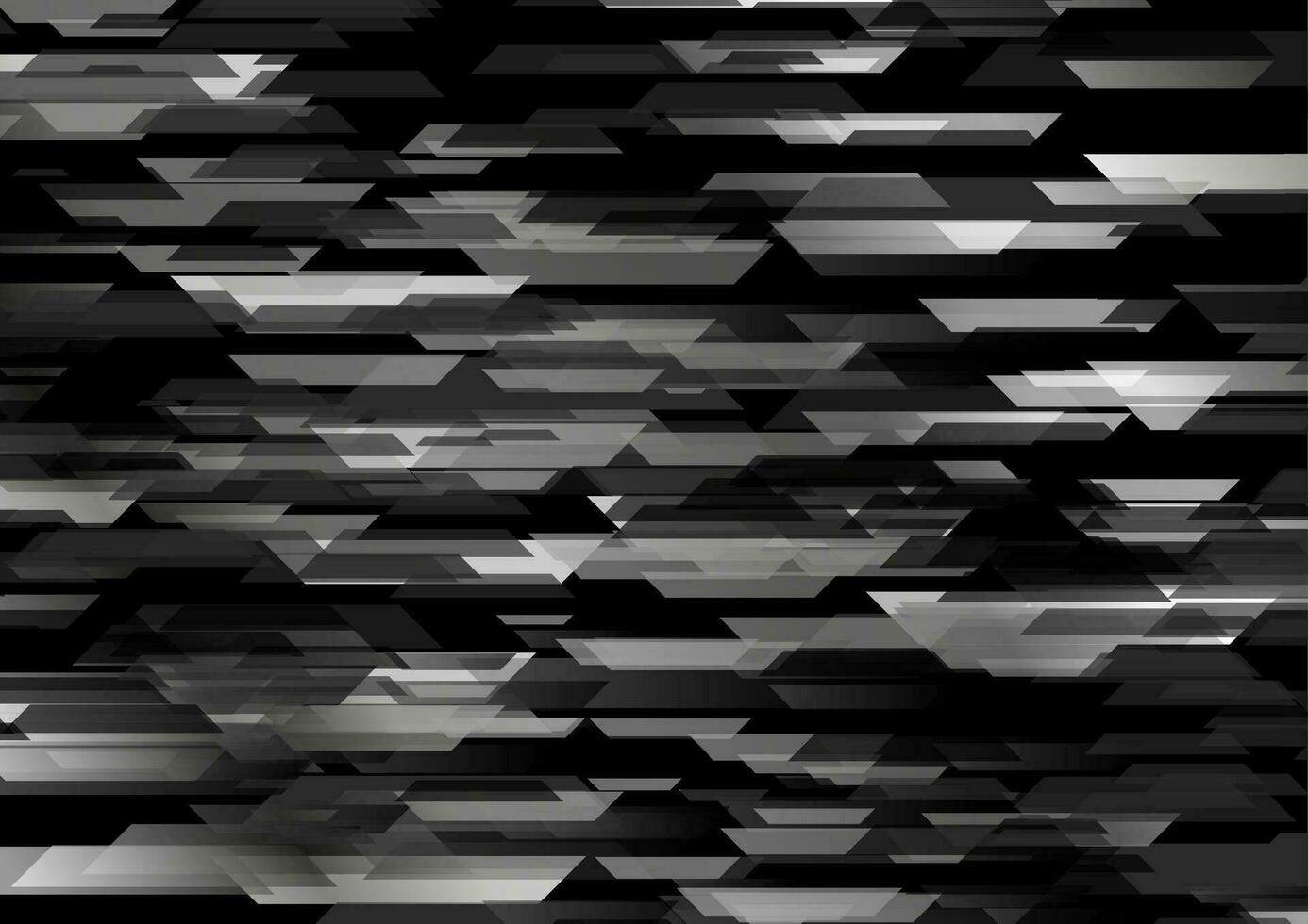 Dark grey geometric tech abstract vector background