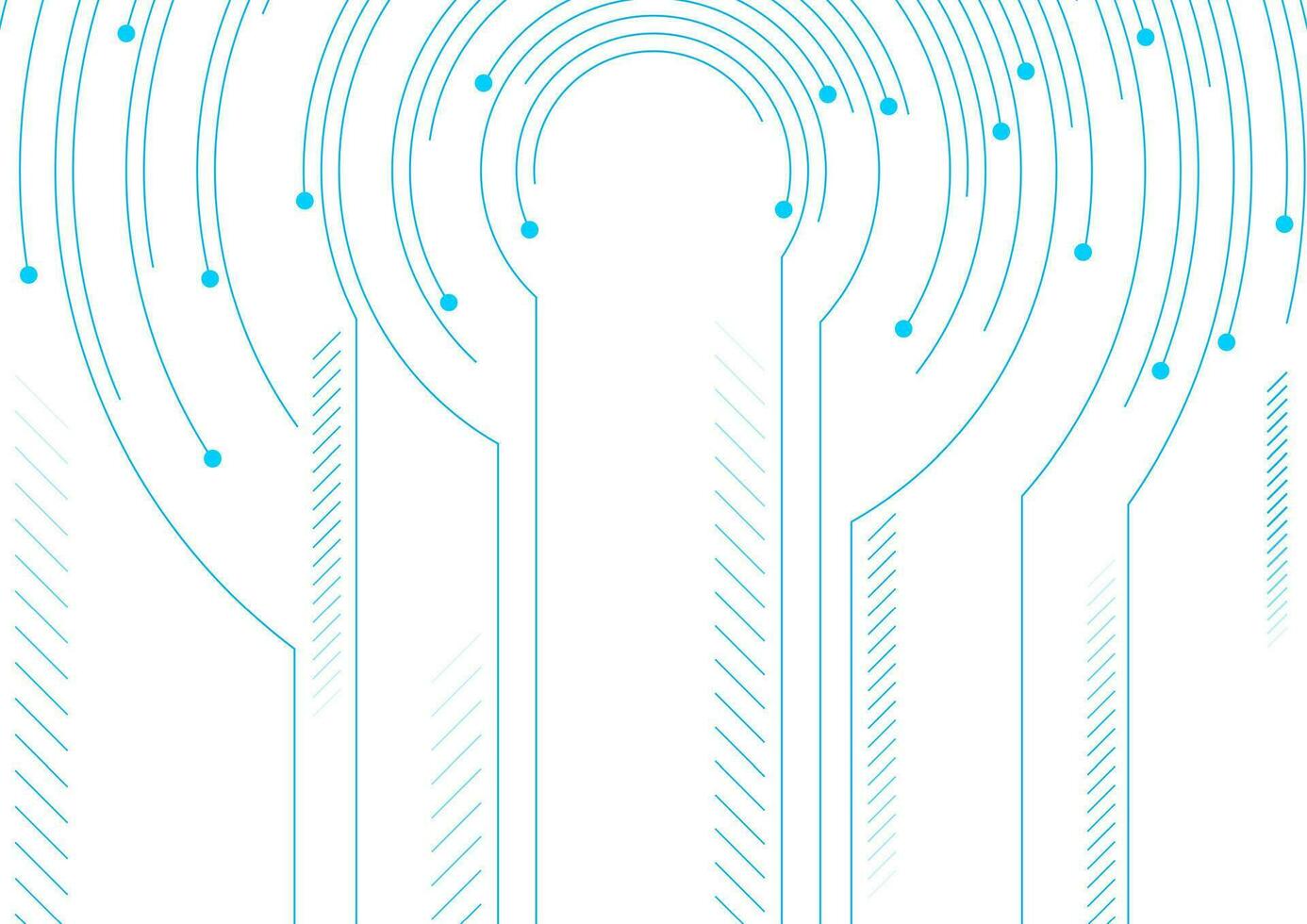 Blue technology futuristic minimal vector art background