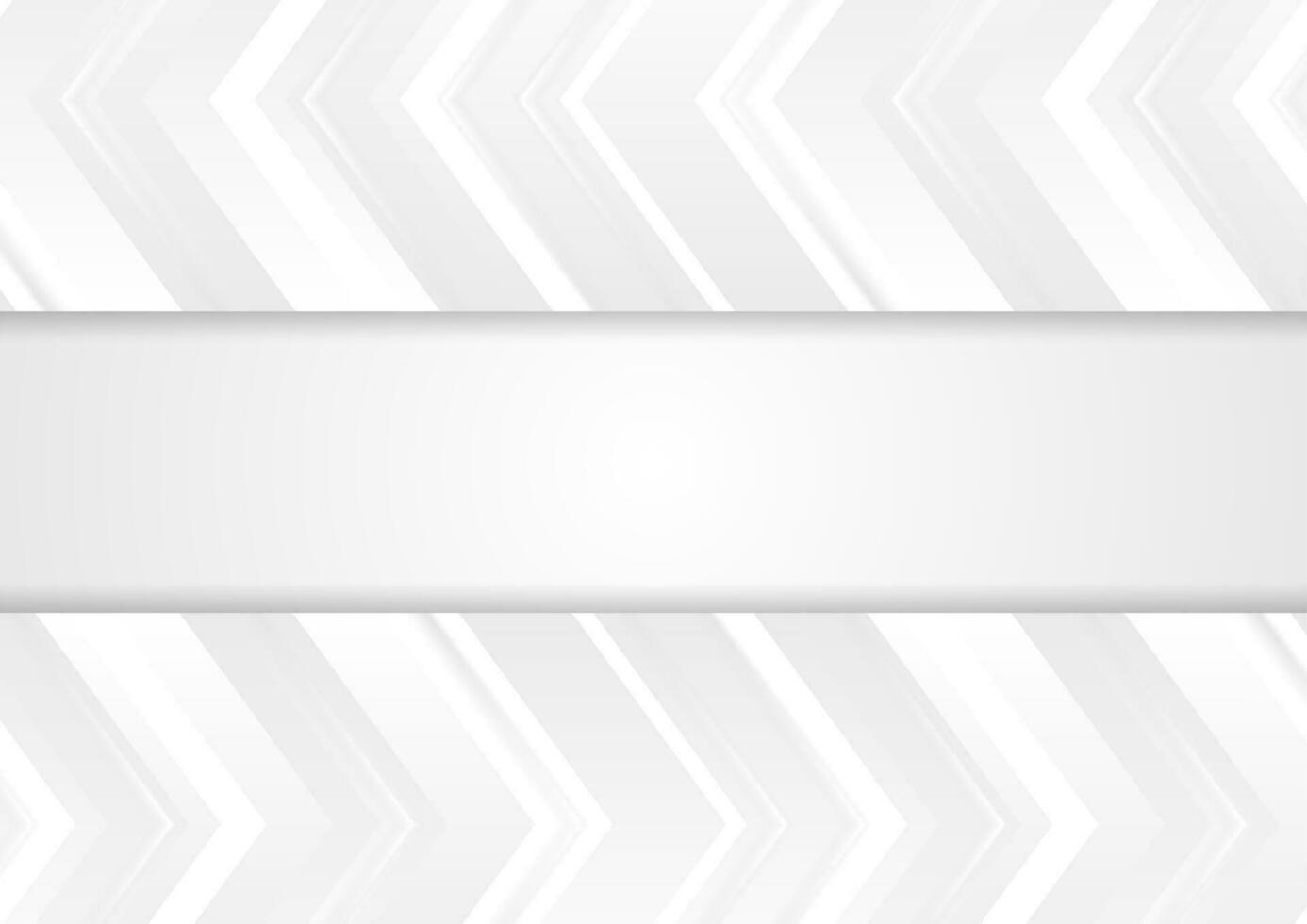 Grey tech abstract corporate arrows vector background