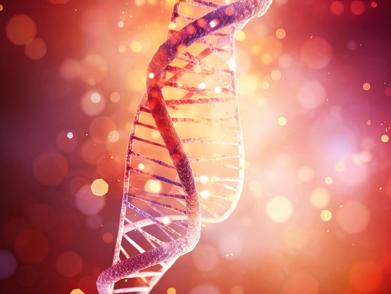 Abstract science background with medical DNA strand photo