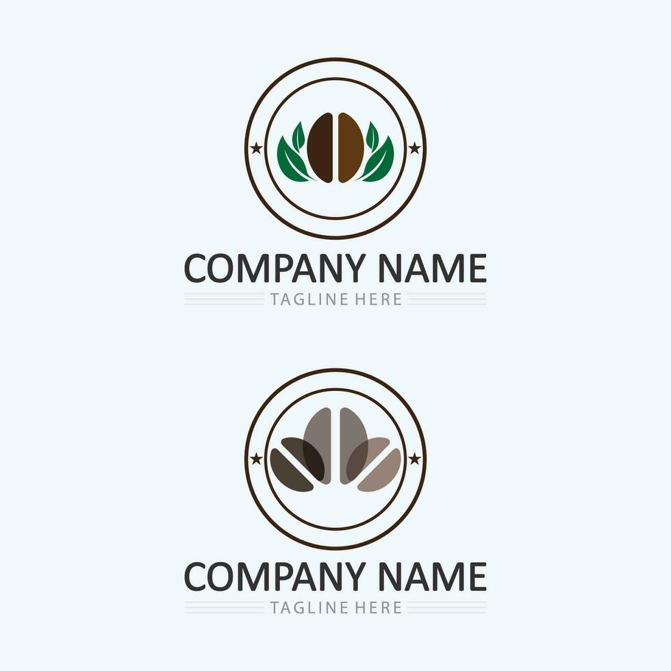 Coffee cup Logo Template vector