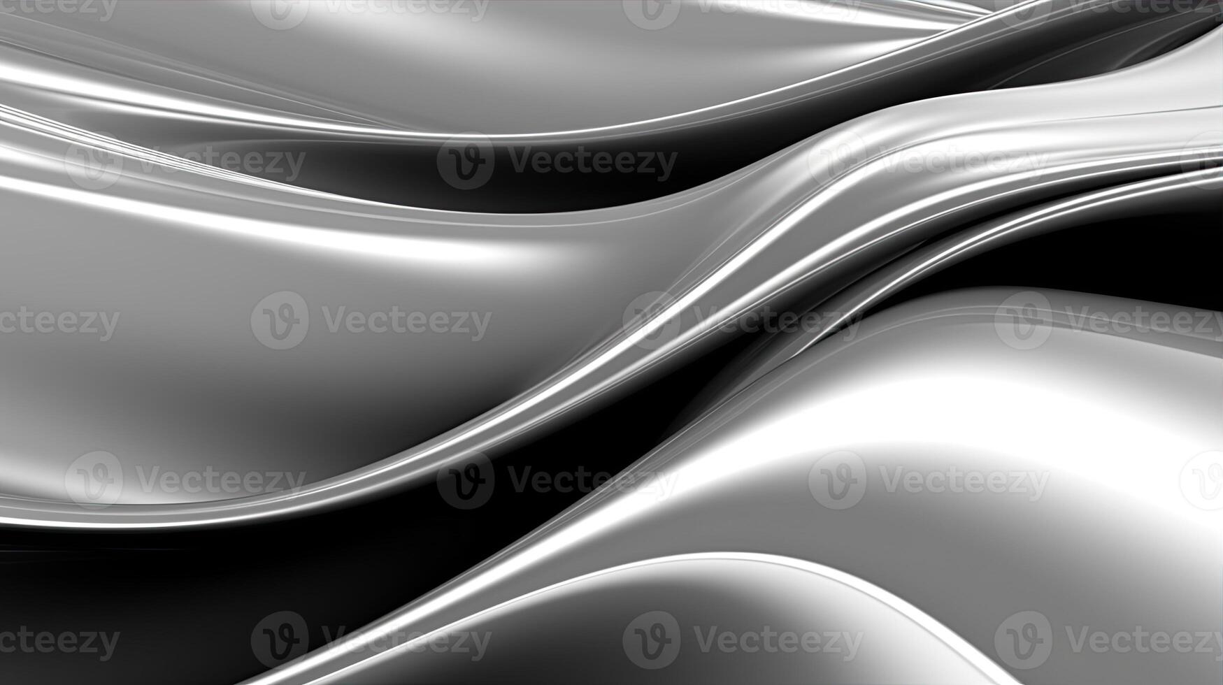 Black and white silver abstract background. Created with Generative AI photo