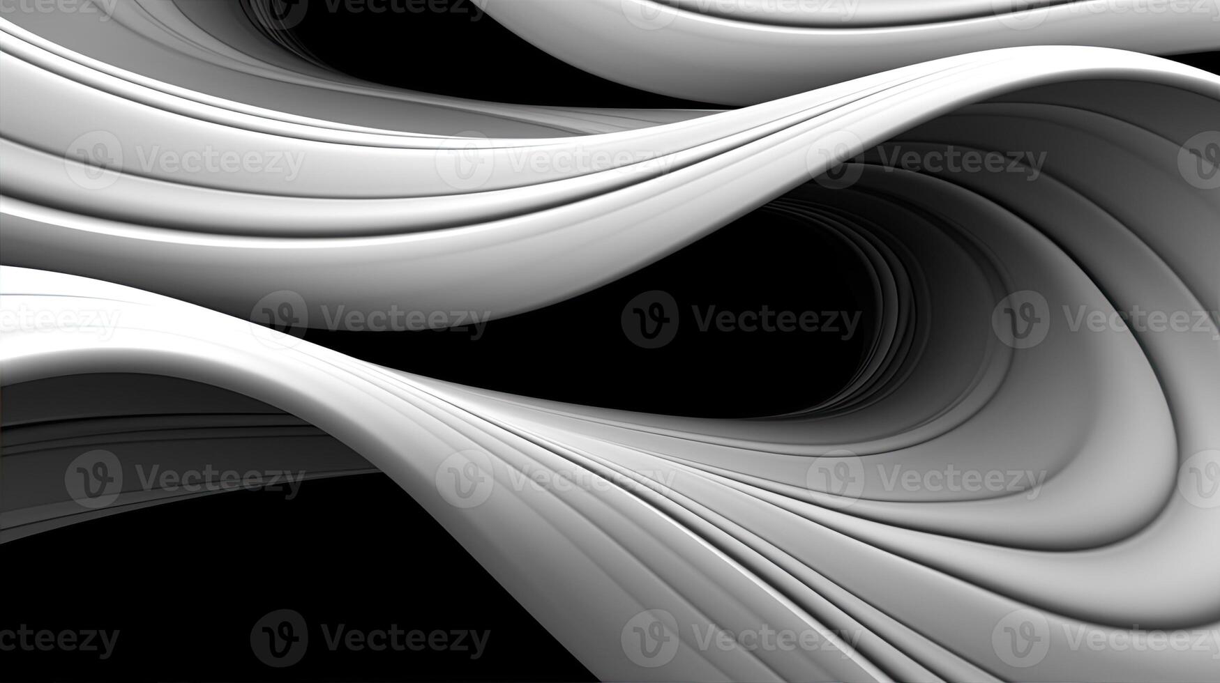 Black and white silver abstract background. Created with Generative AI photo