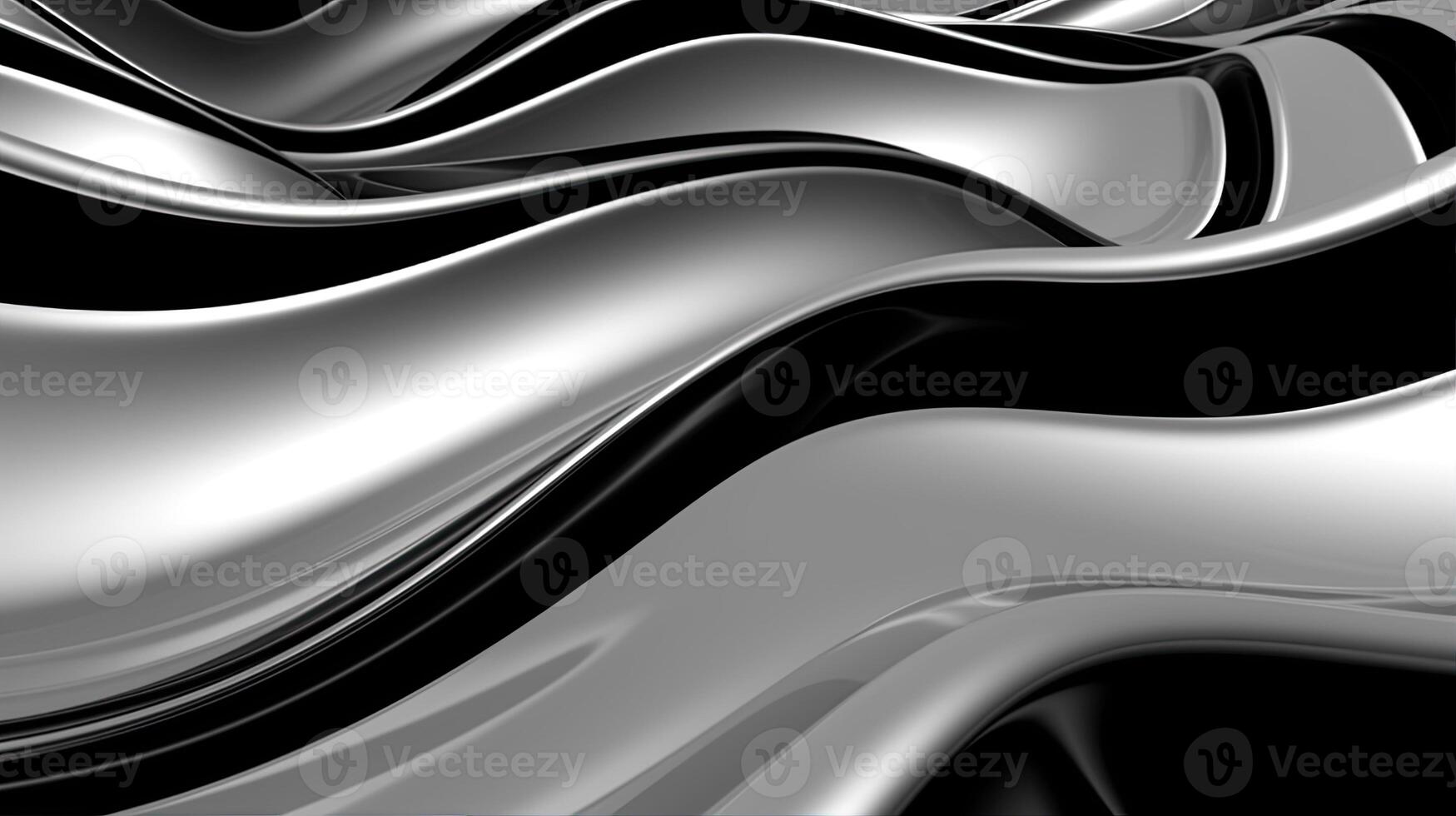 Black and white silver abstract background. Created with Generative AI photo