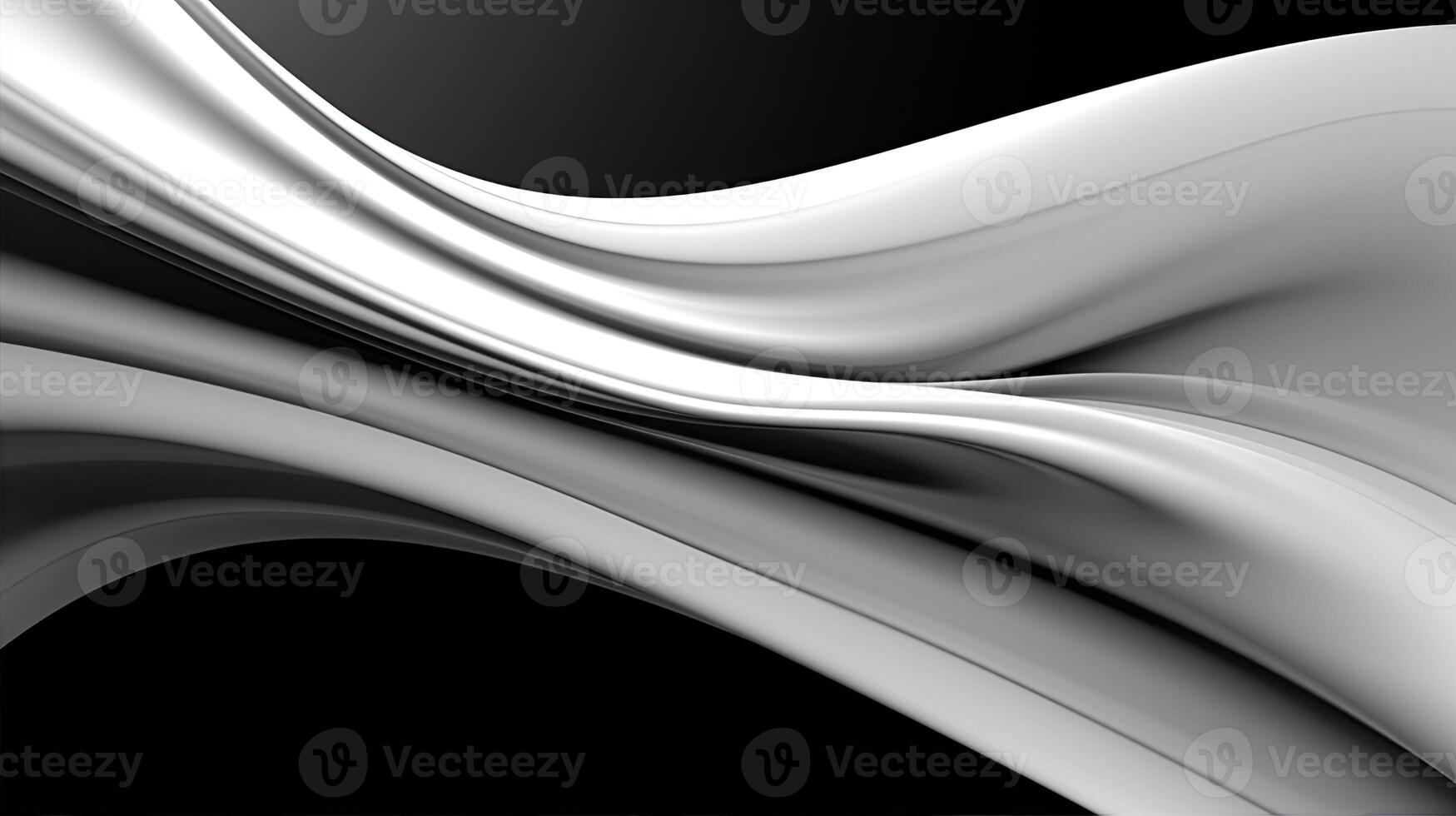 Black and white silver abstract background. Created with Generative AI photo