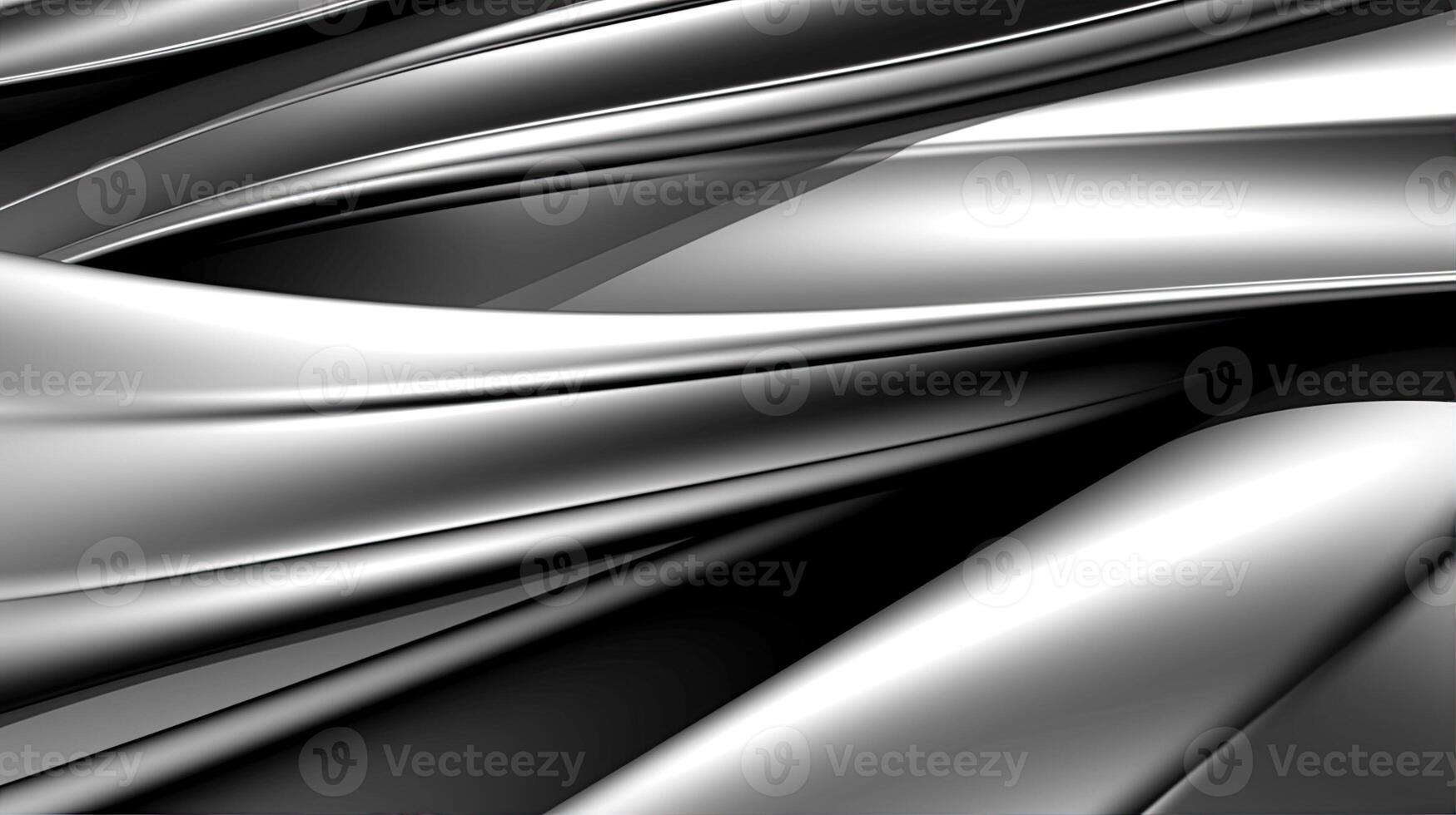 Black and white silver abstract background. Created with Generative AI photo