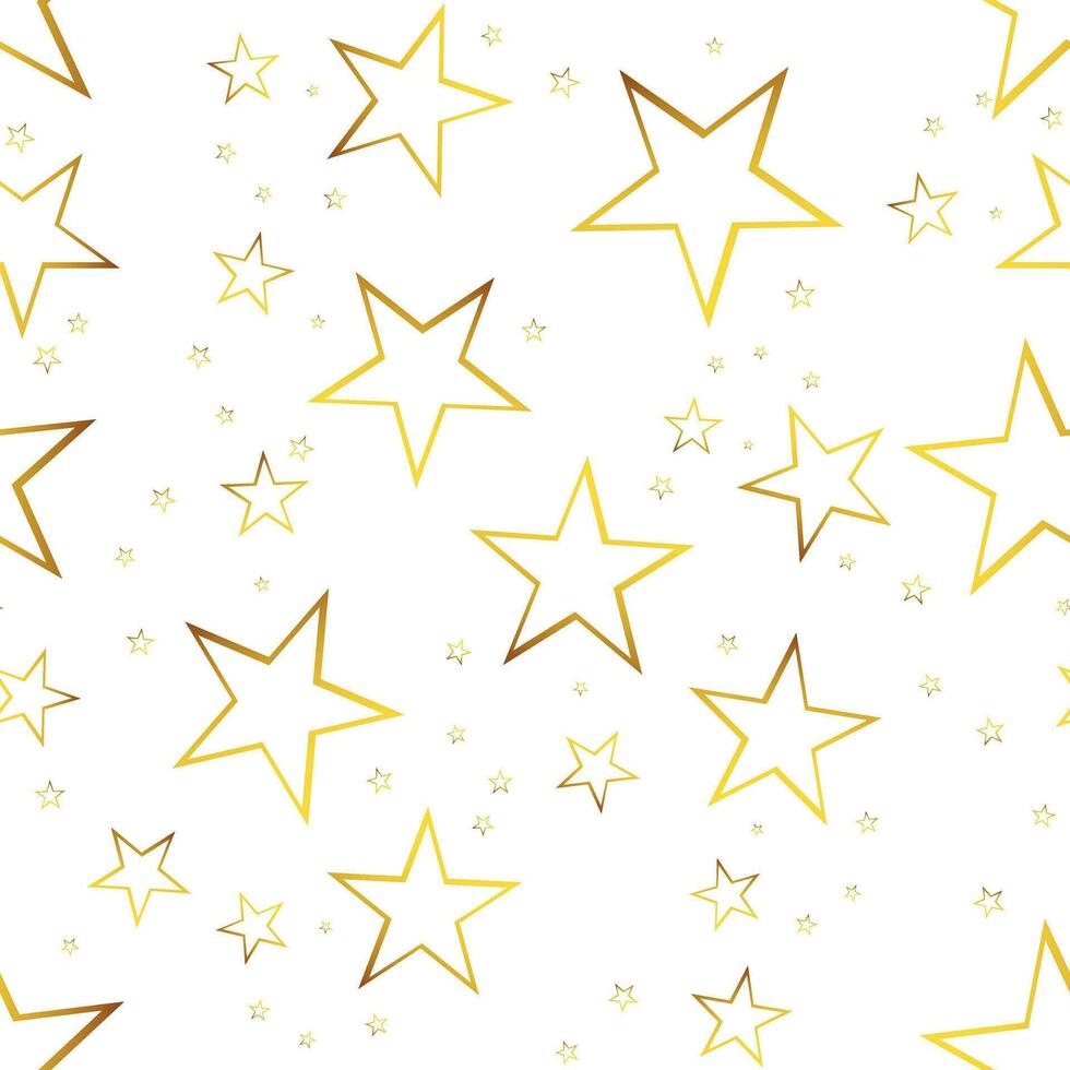 Falling star seamless pattern background. Business flat vector illustration. Stars sign symbol pattern.