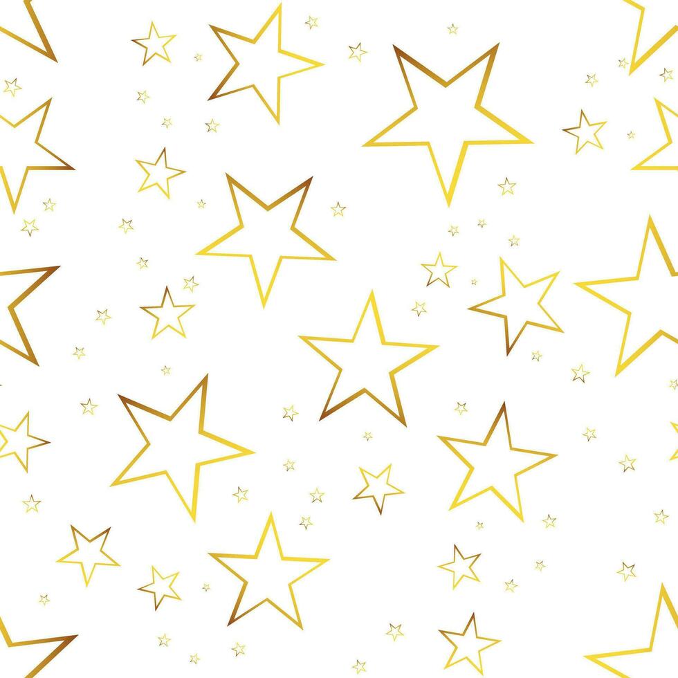 Falling star seamless pattern background. Business flat vector illustration. Stars sign symbol pattern.