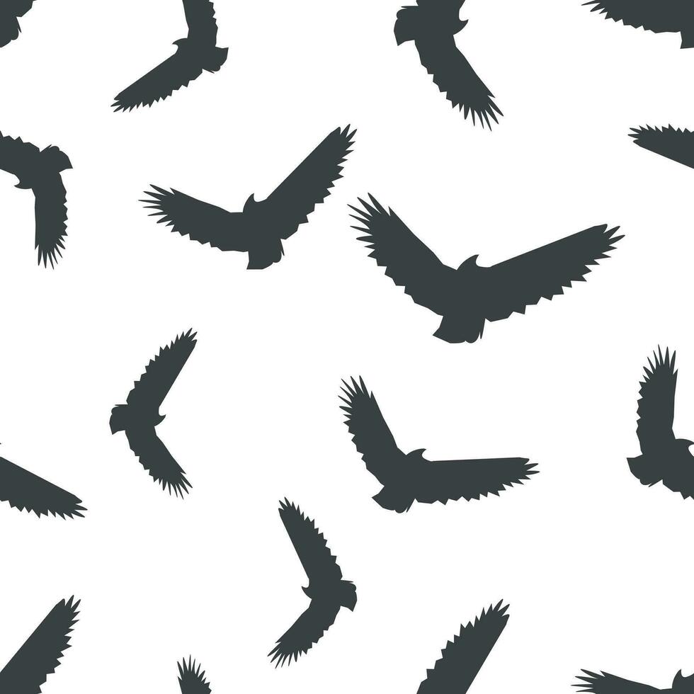 Flying birds seamless pattern background icon. Business flat vector illustration. Flying gull sign symbol pattern.