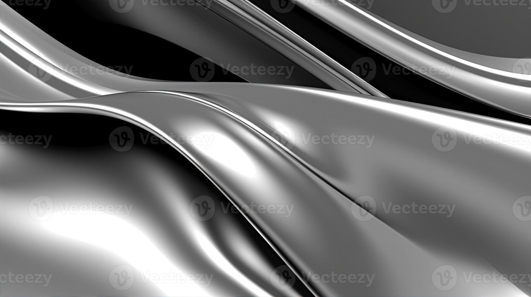 Black and white silver abstract background. Created with Generative AI photo