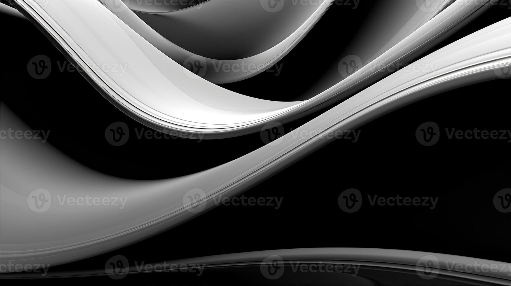 Black and white silver abstract background. Created with Generative AI photo