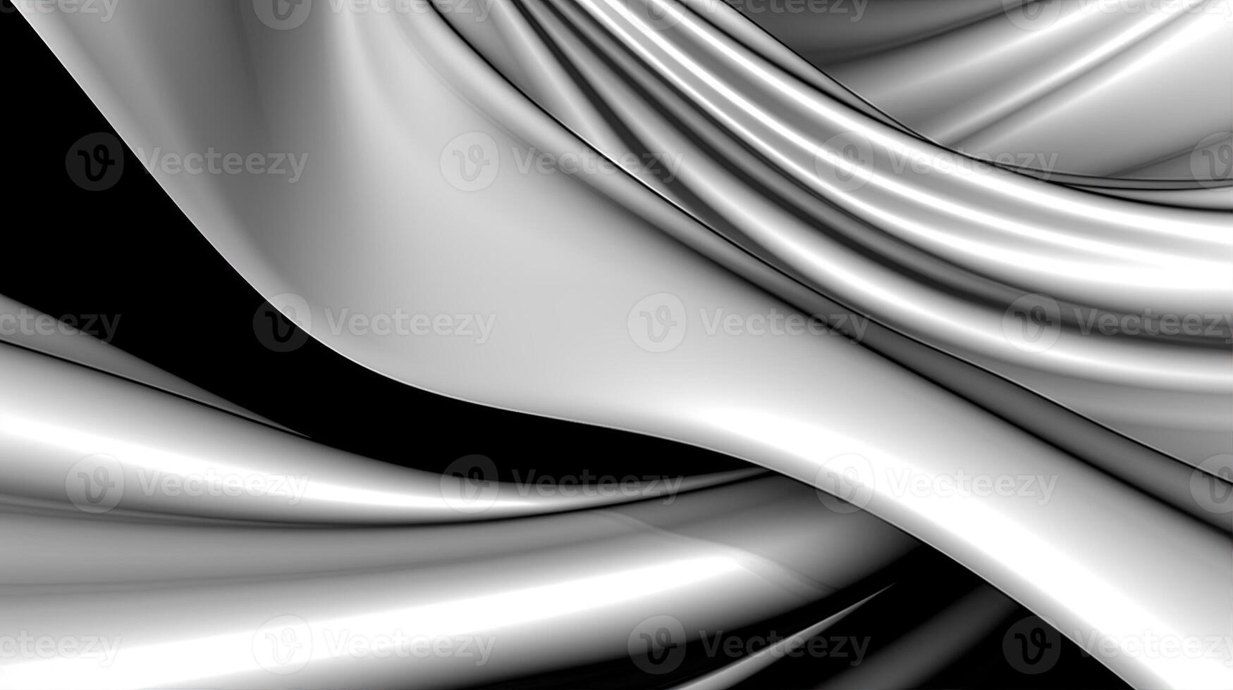 Black and white silver abstract background. Created with Generative AI photo