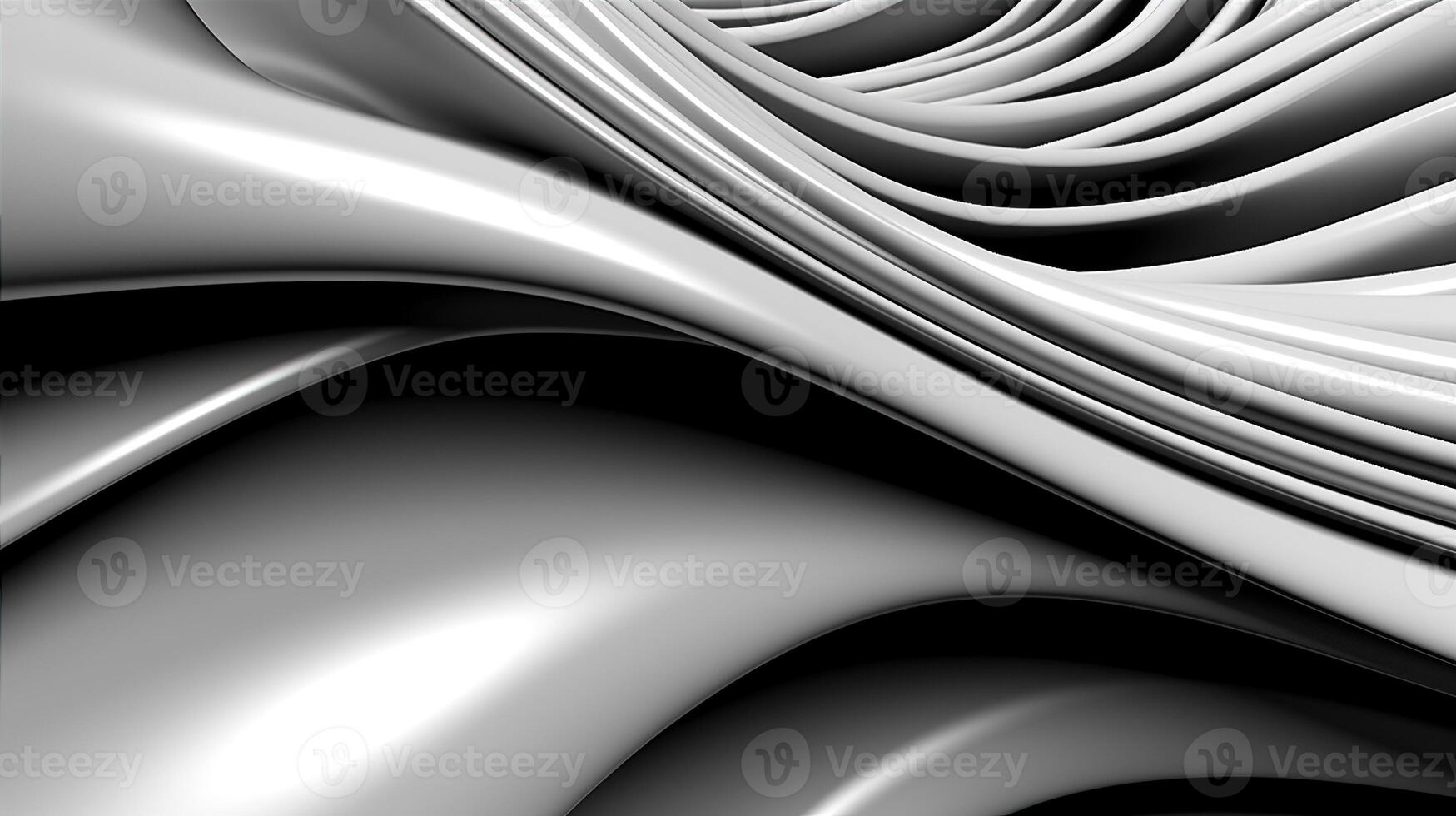 Black and white silver abstract background. Created with Generative AI photo