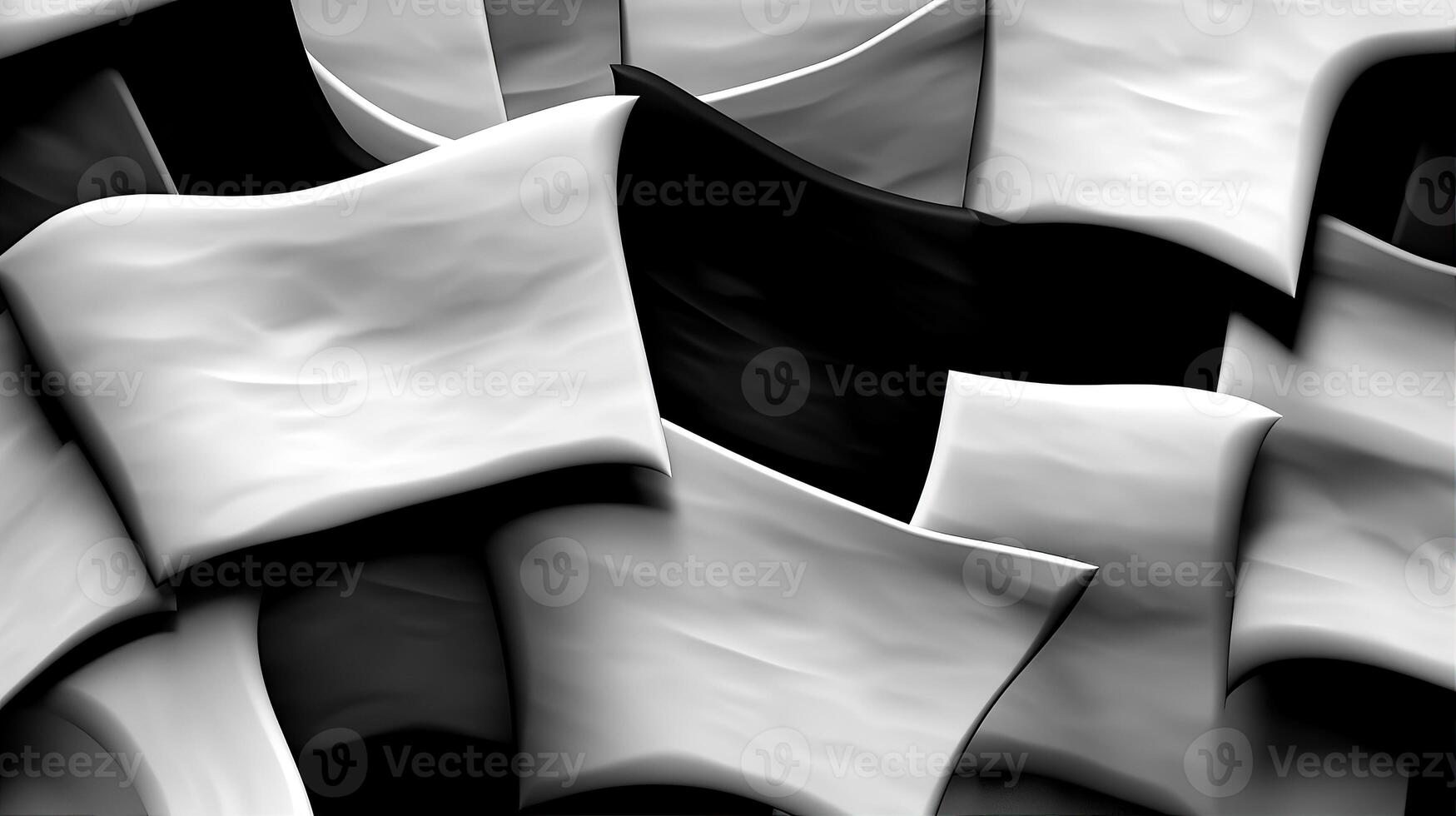 Black and white silver abstract background. Created with Generative AI photo