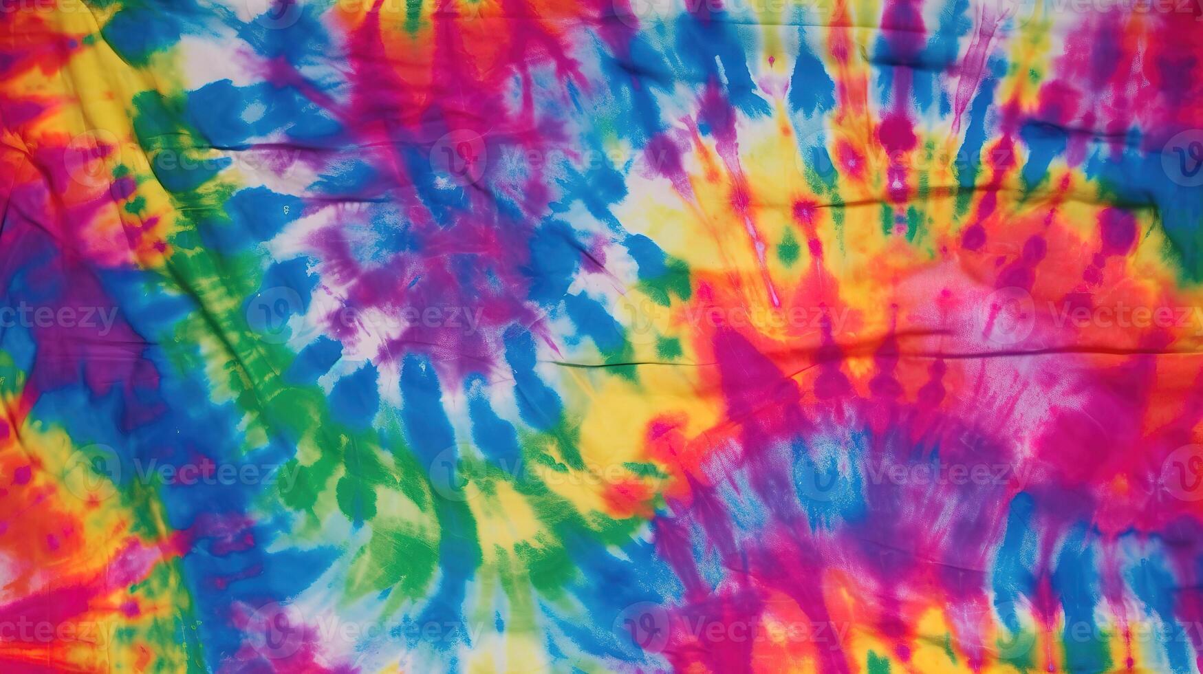 tie die illustration in a colorful style with the texture of old plants, image photo