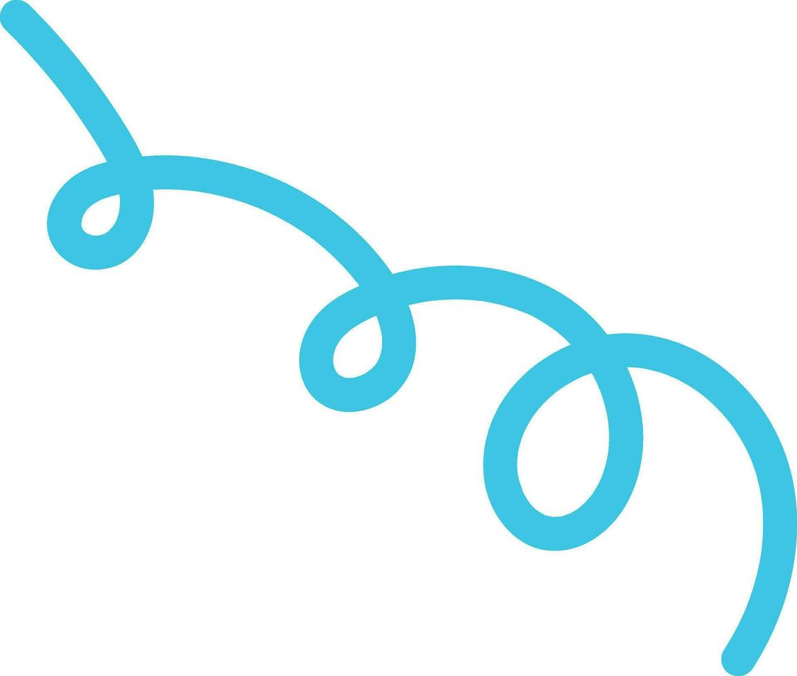 Squiggle Line Element vector