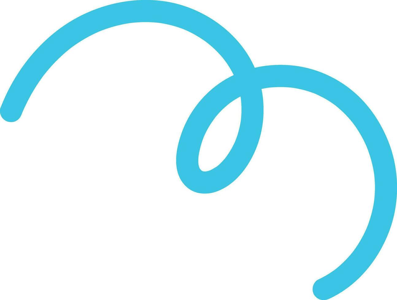Squiggle Line Element vector