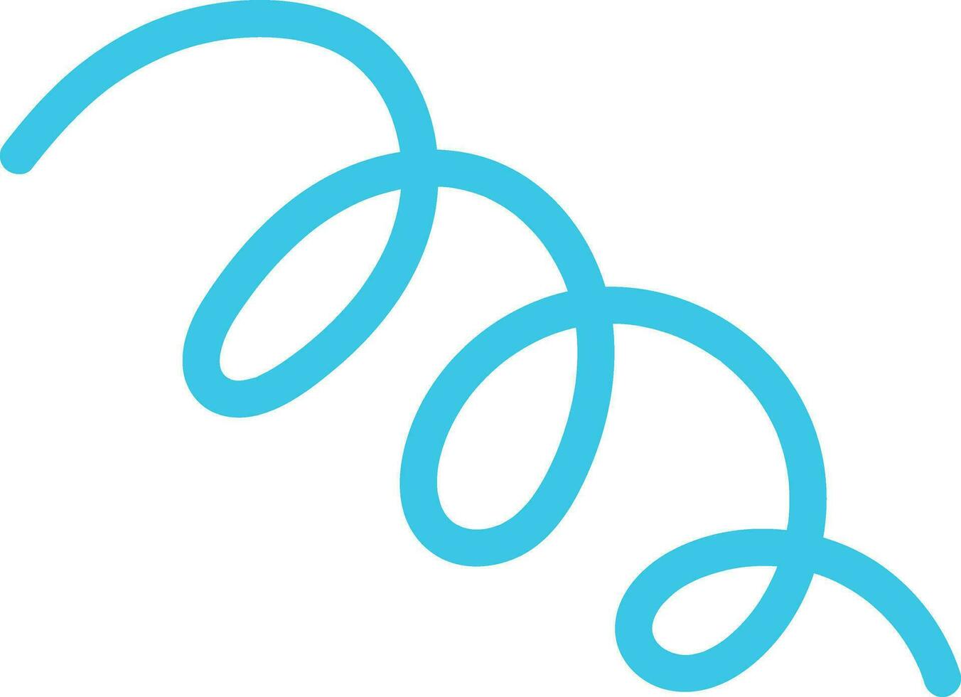 Squiggle Line Element vector