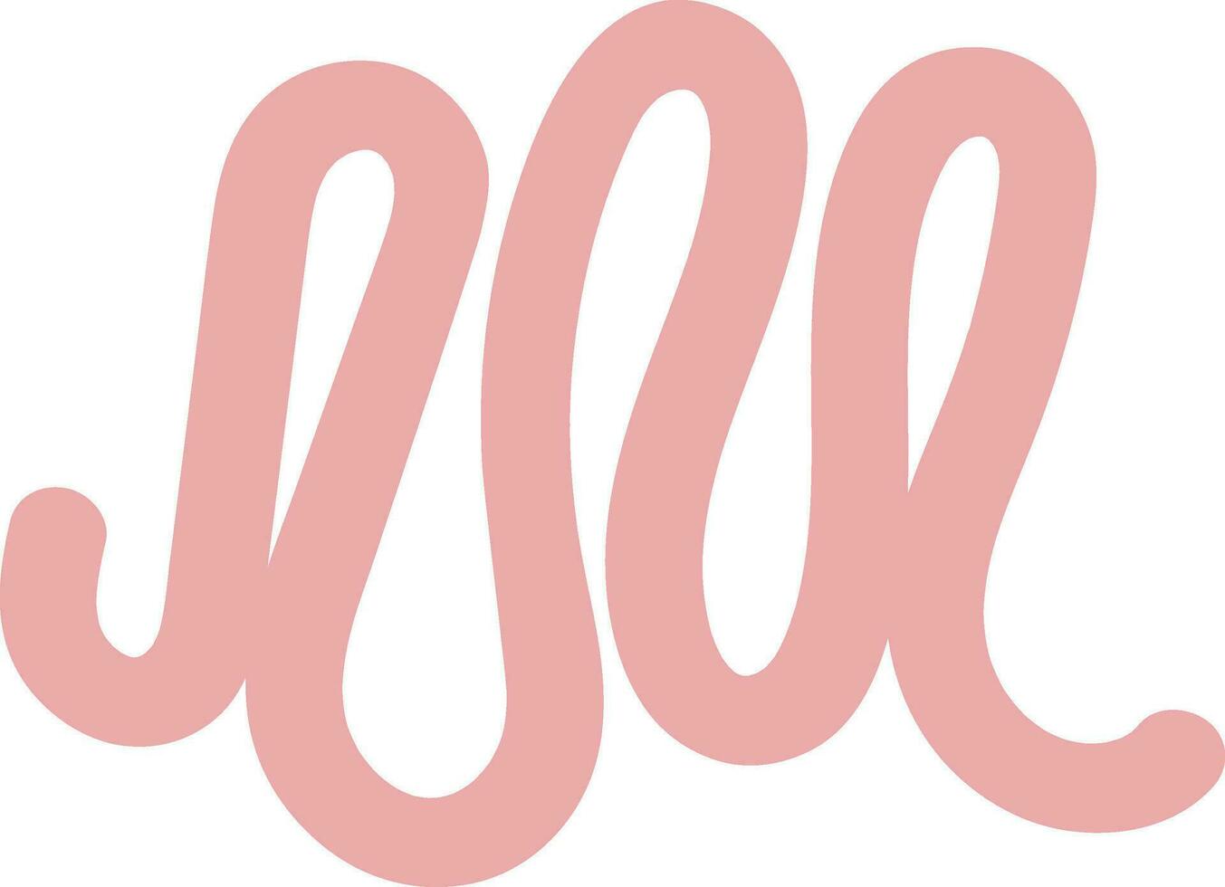 Wavy Squiggle Element vector
