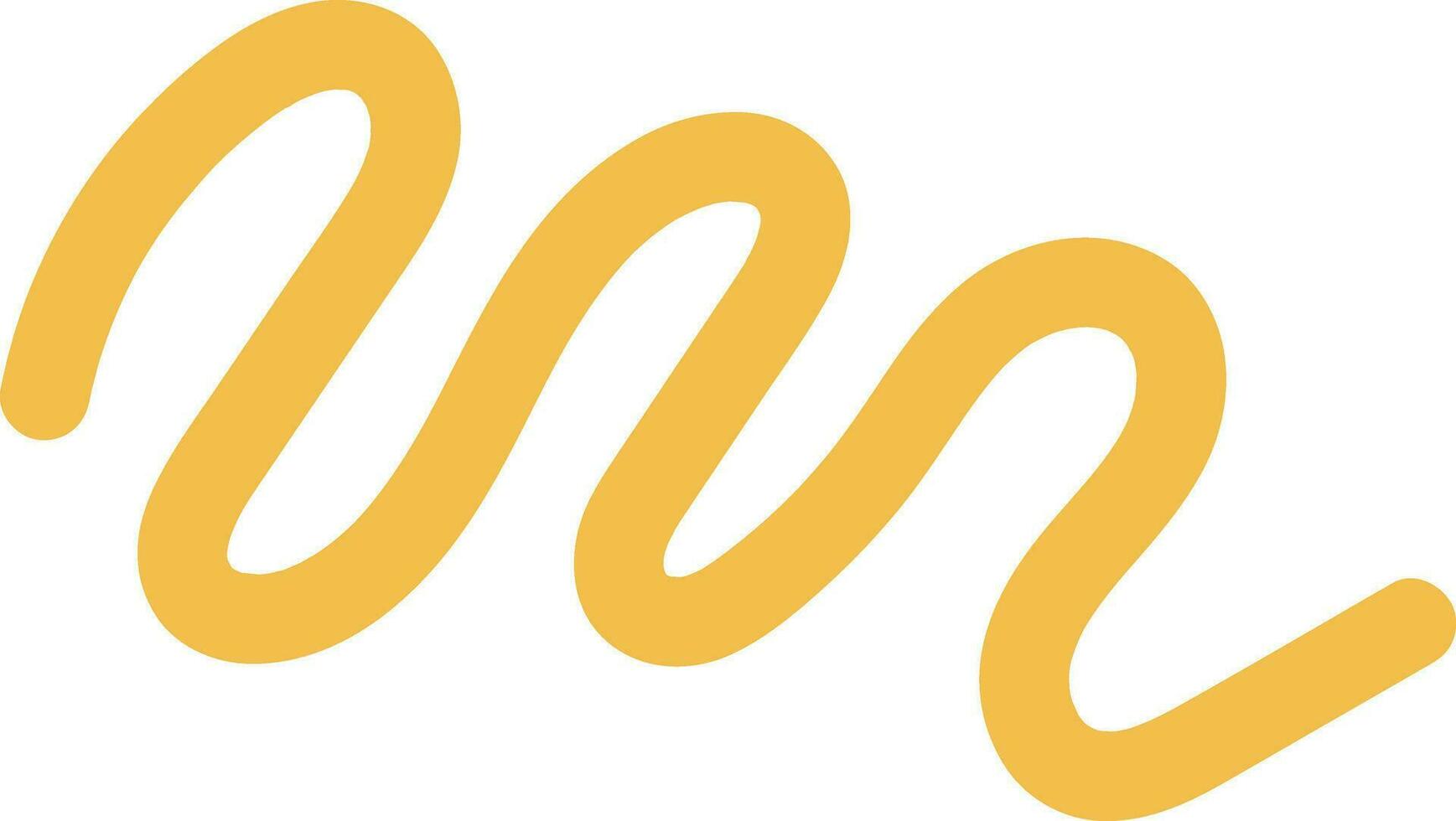 Wavy Squiggle Element vector