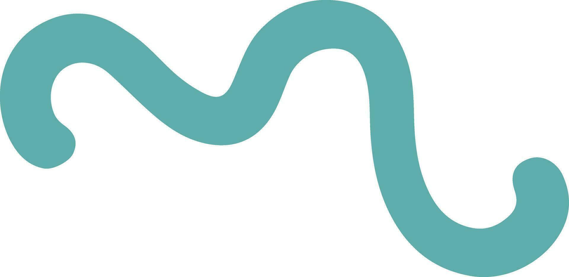 Wavy Squiggle Element vector