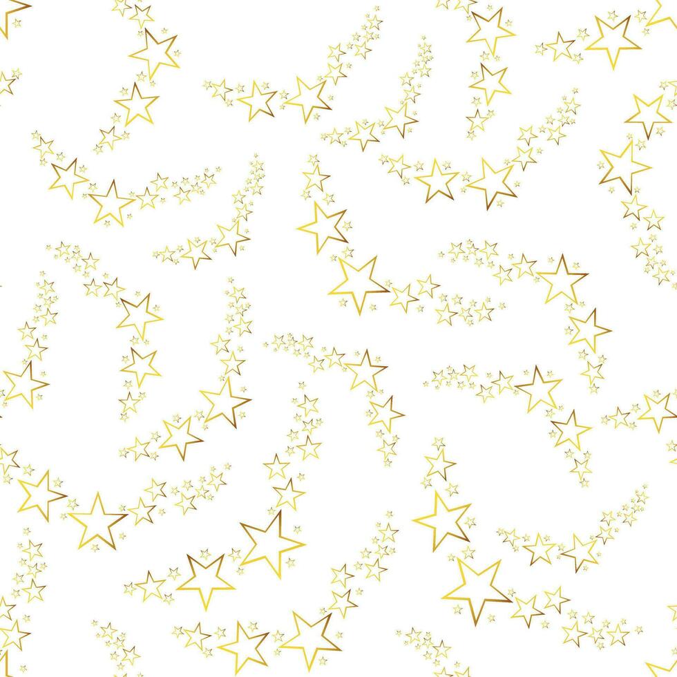 Falling star seamless pattern background. Business flat vector illustration. Stars sign symbol pattern.