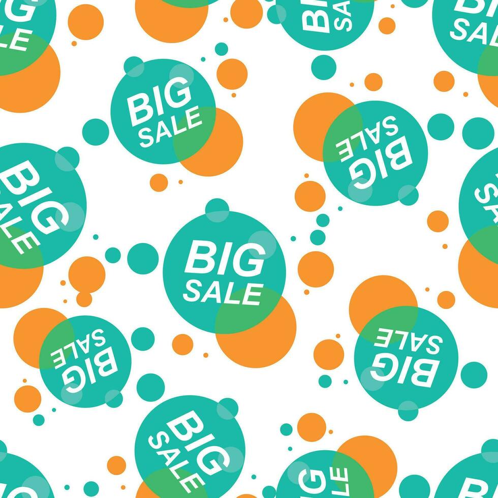 Sale stickers seamless pattern background. Business flat vector illustration. Sale shopping sign symbol pattern.