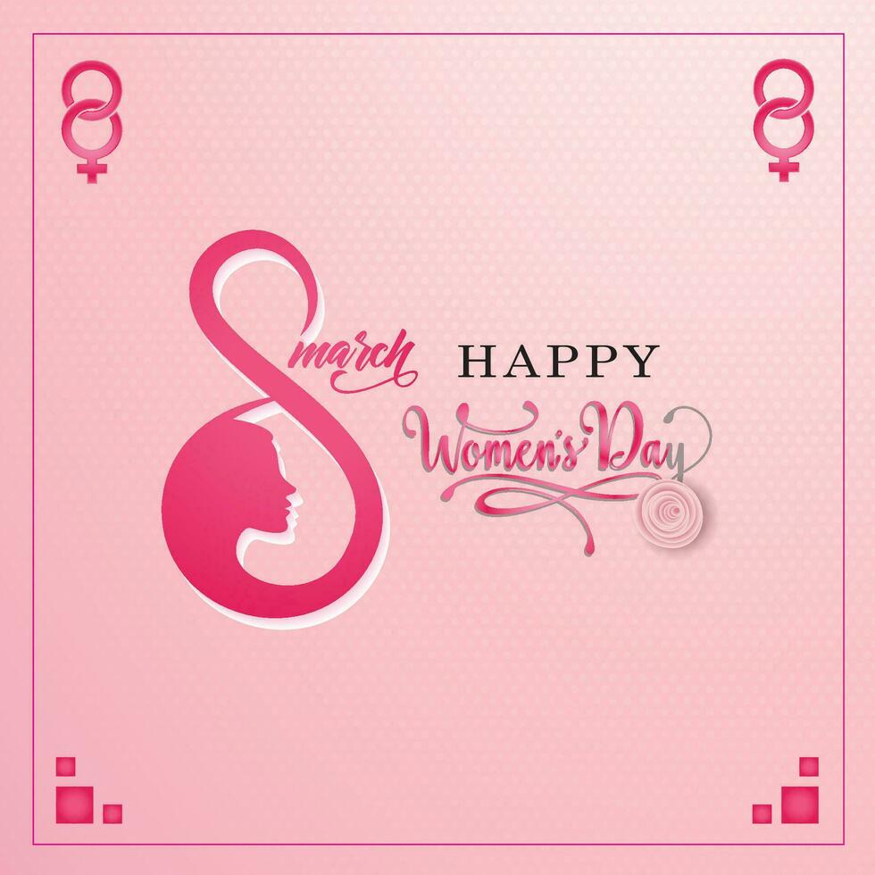 International Women's Day Poster vector