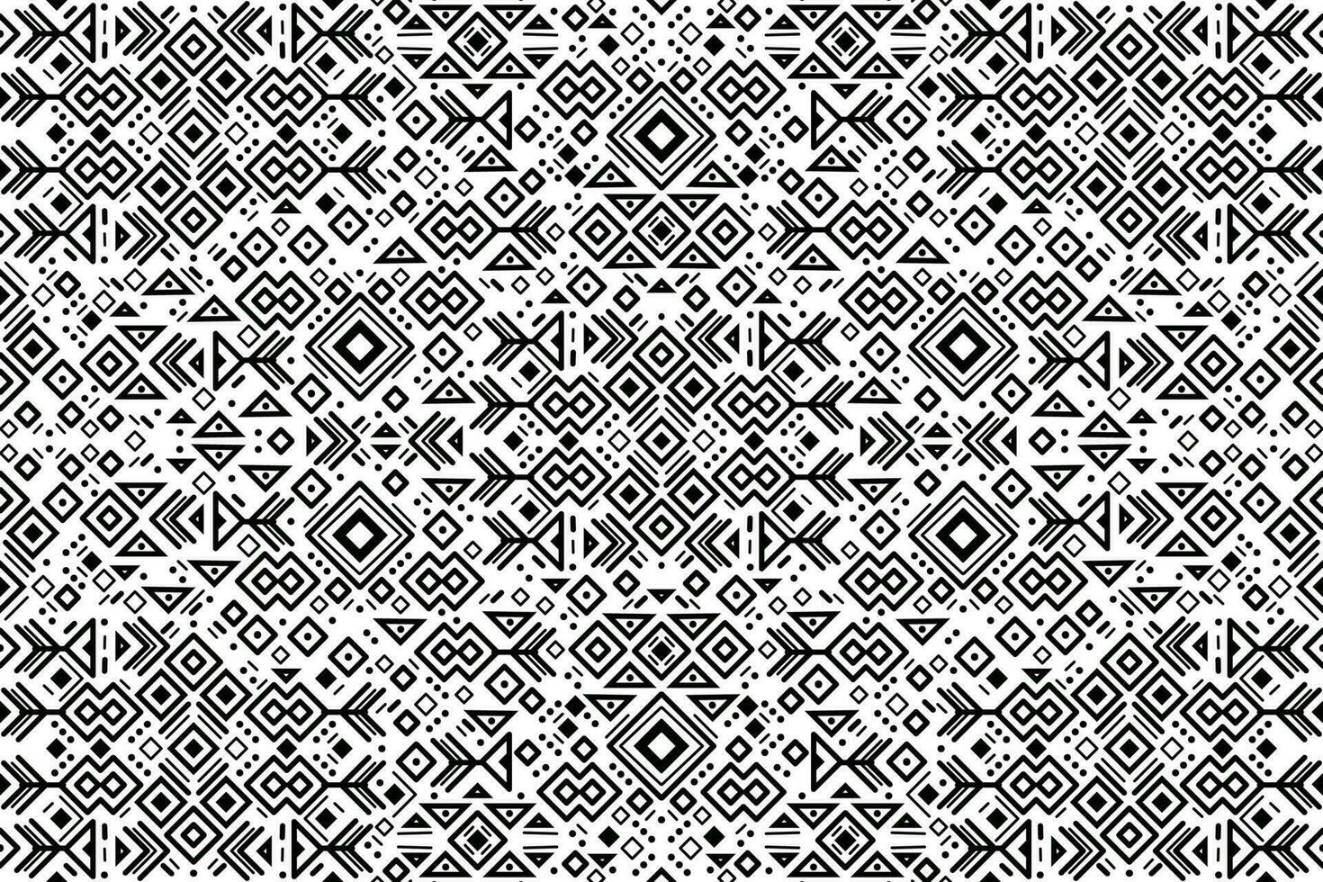 Decorative geometric aztec seamless, vector tribal cover background