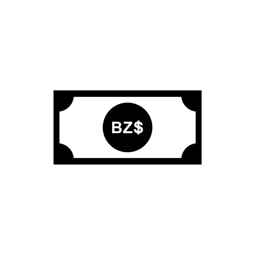 Belize Currency Symbol, Belize Dollar Icon, BZD Sign. Vector Illustration