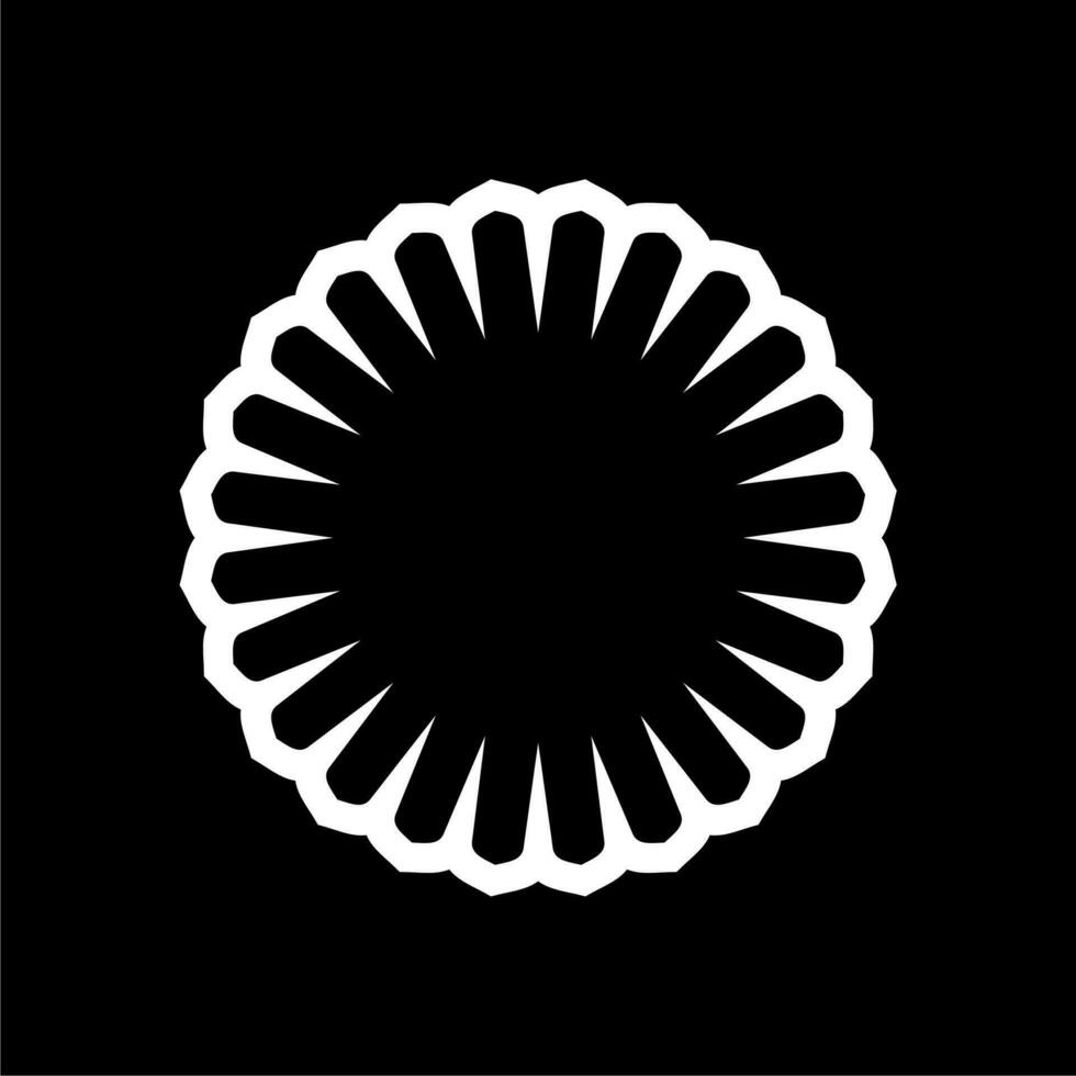 Ornamental Motive Pattern, Artistic Circle-Shaped, Modern Contemporary Mandala, for Decoration, Background, Decoration or Graphic Design Element. Vector Illustration
