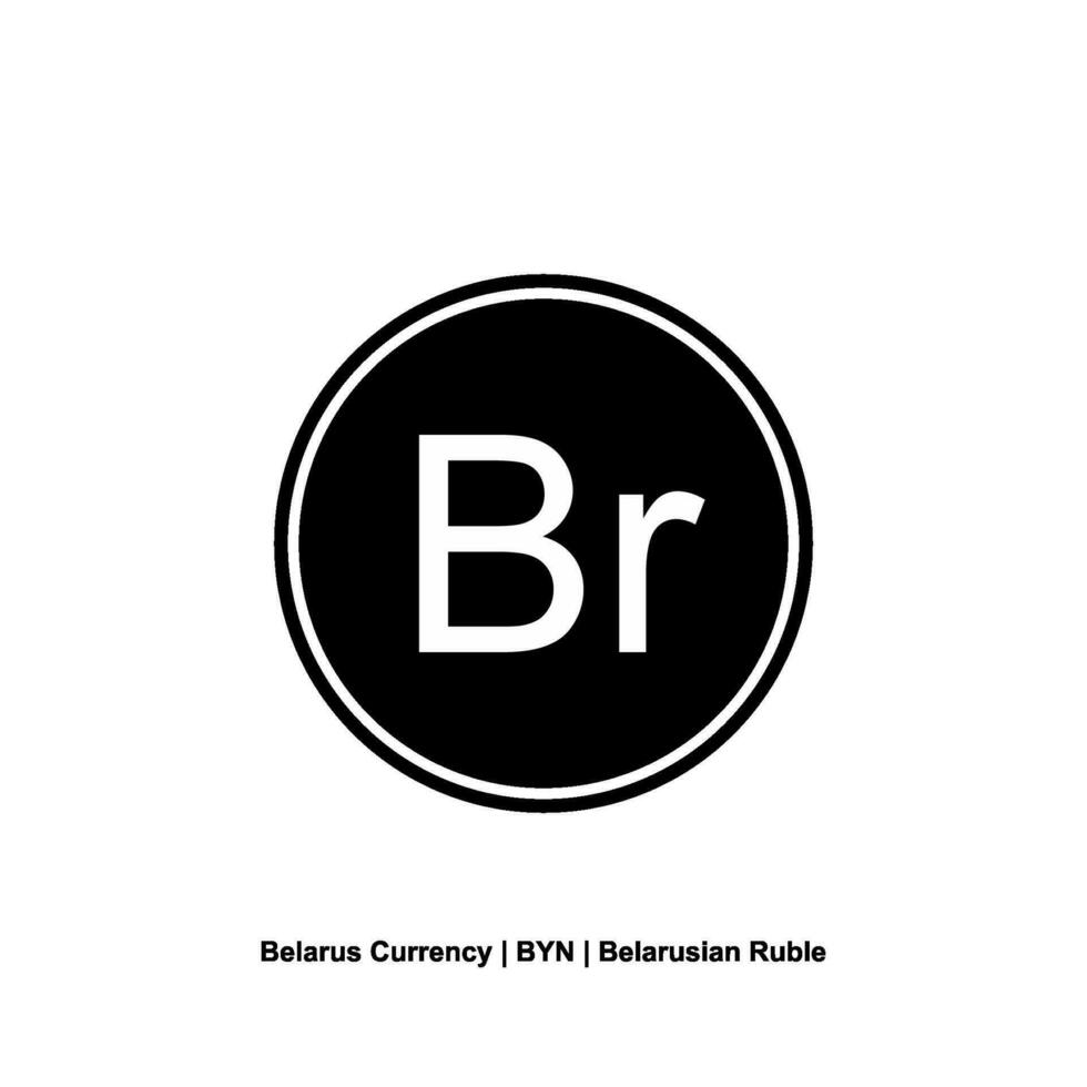 Belarus Currency Symbol, Belarusian Ruble Icon, BYN Sign. Vector Illustration