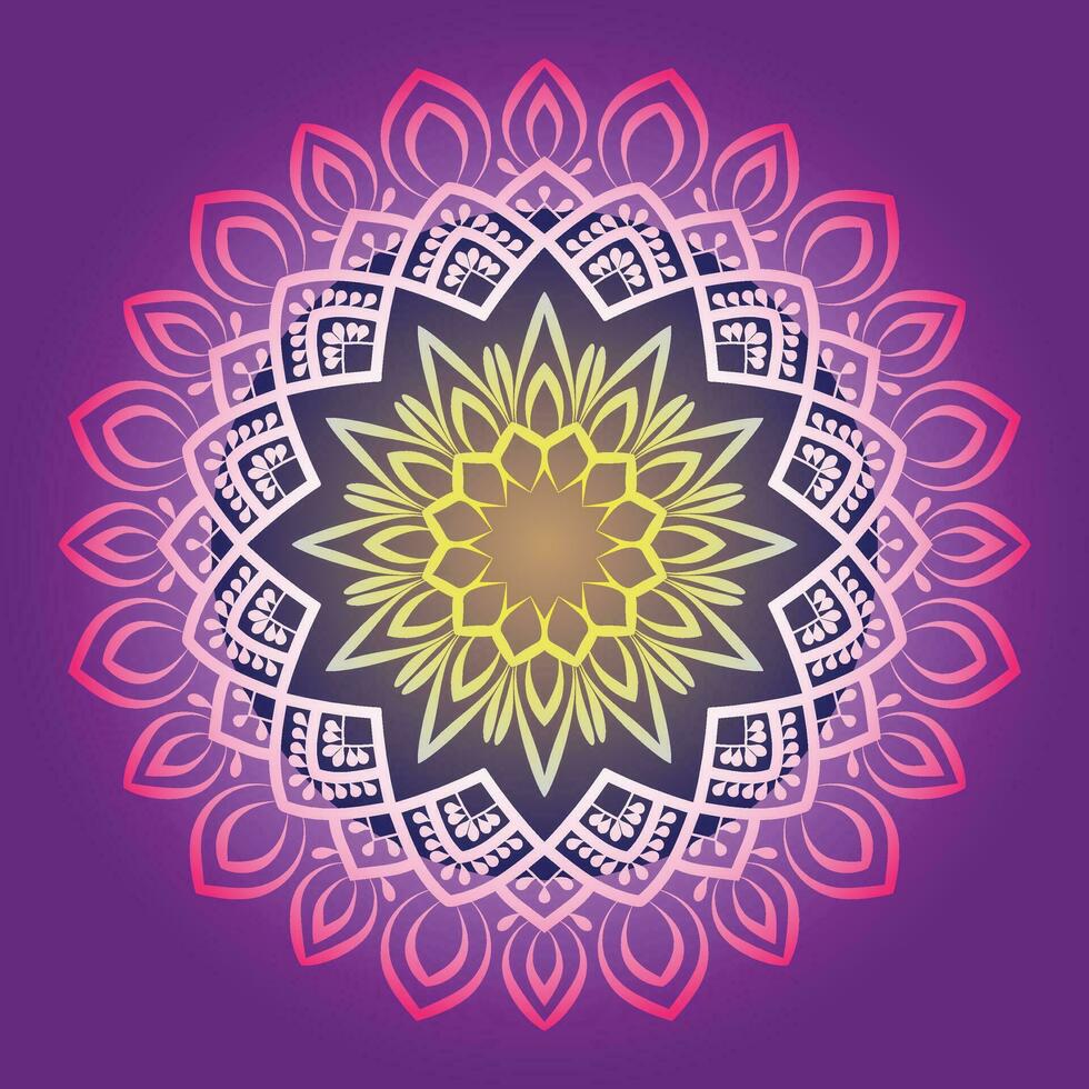 mandala luxury art vector