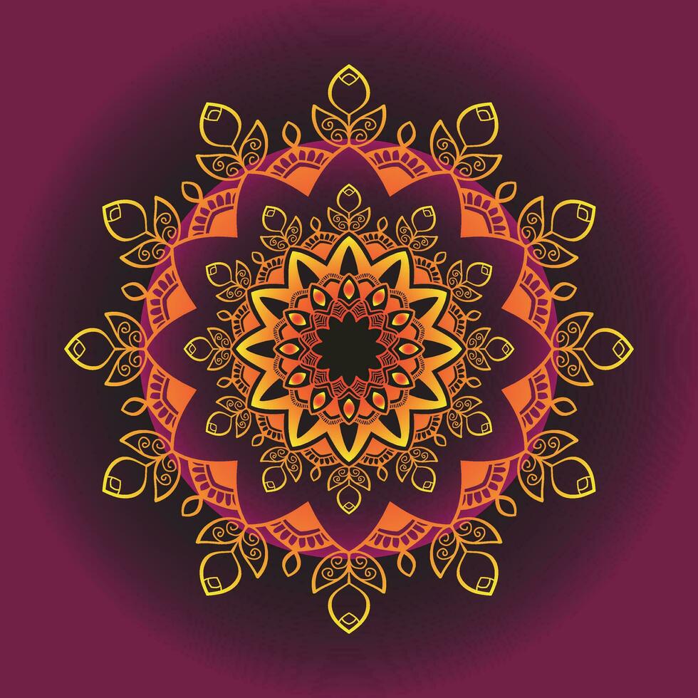 mandala for all background vector