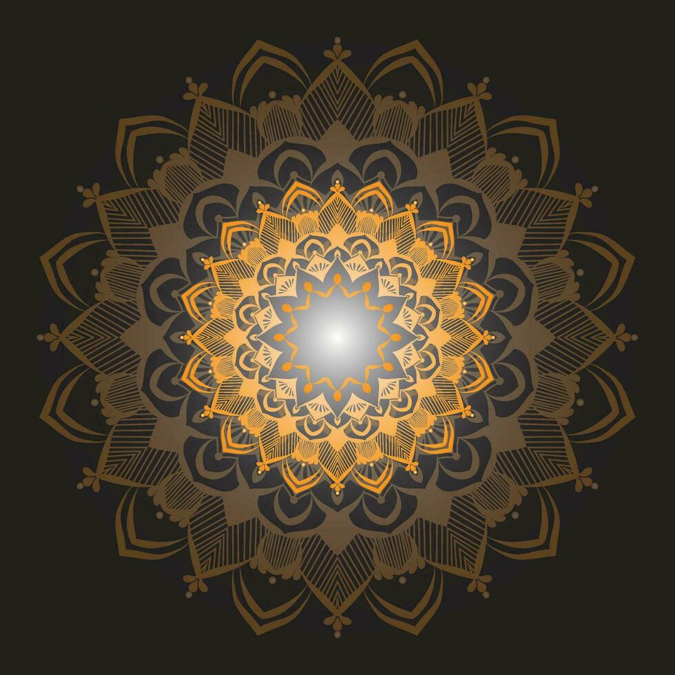 mandala luxury art vector