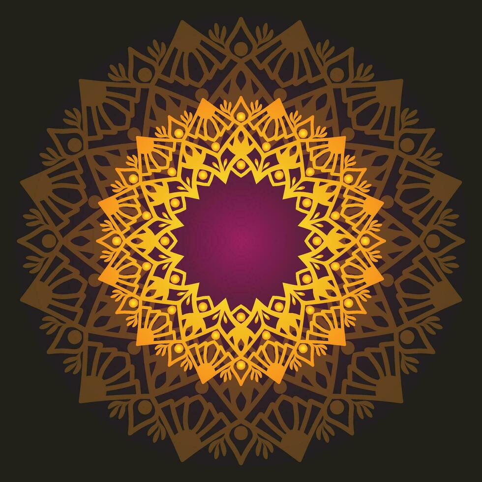 mandala luxury art vector