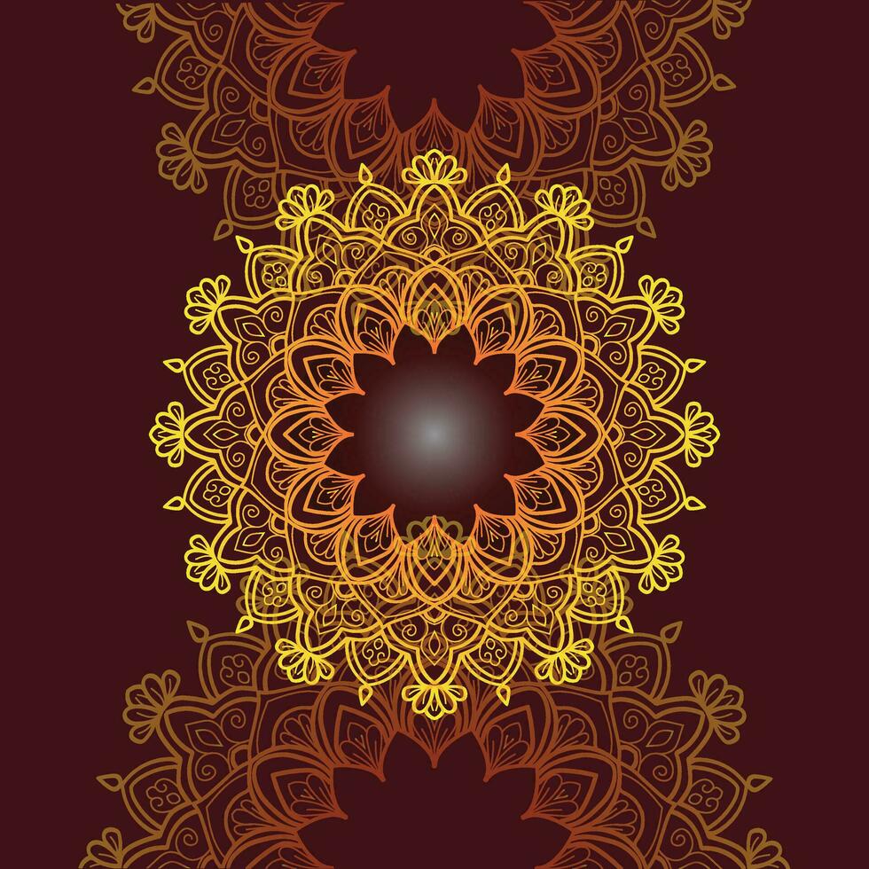 mandala luxury art vector