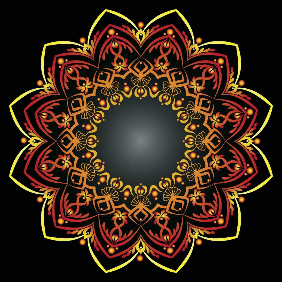 mandala luxury art vector