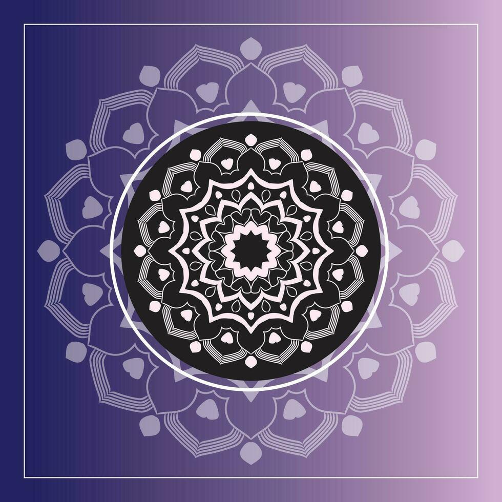 colorful mandala for all vector