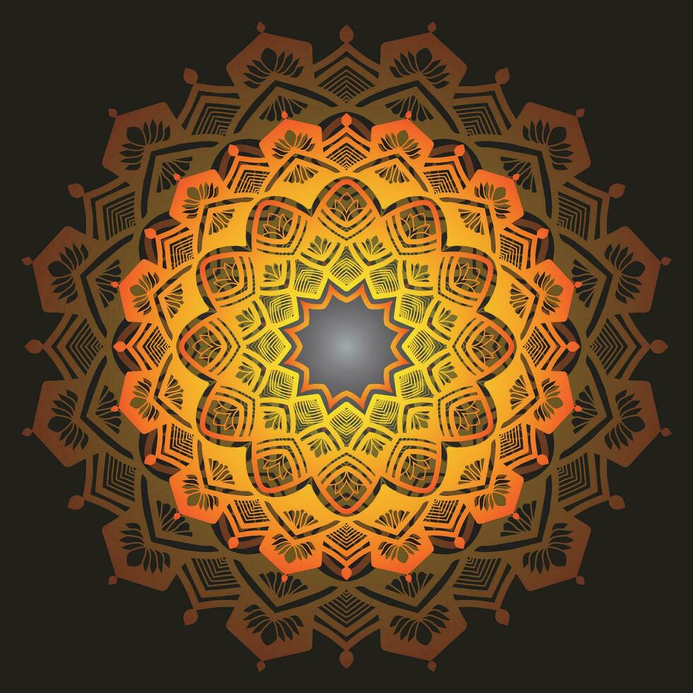 mandala luxury art vector