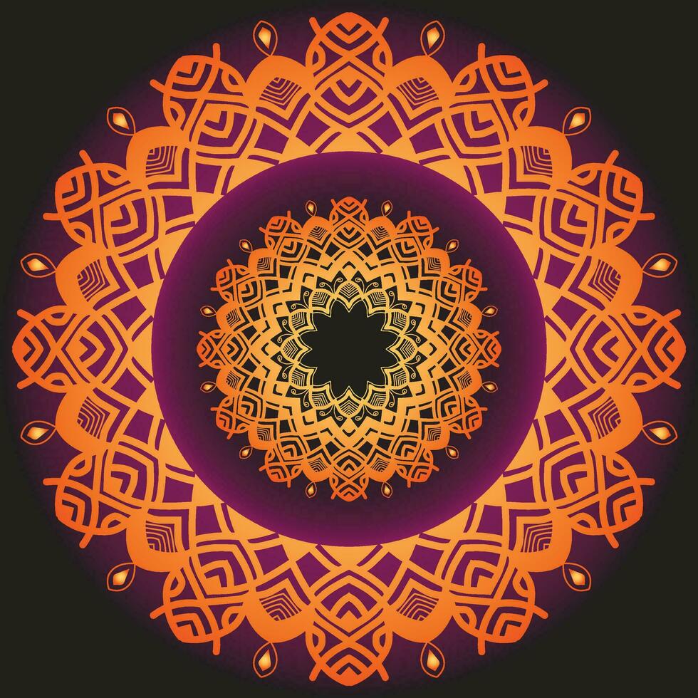 mandala luxury art vector