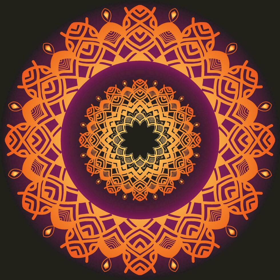 mandala lujo Arte vector