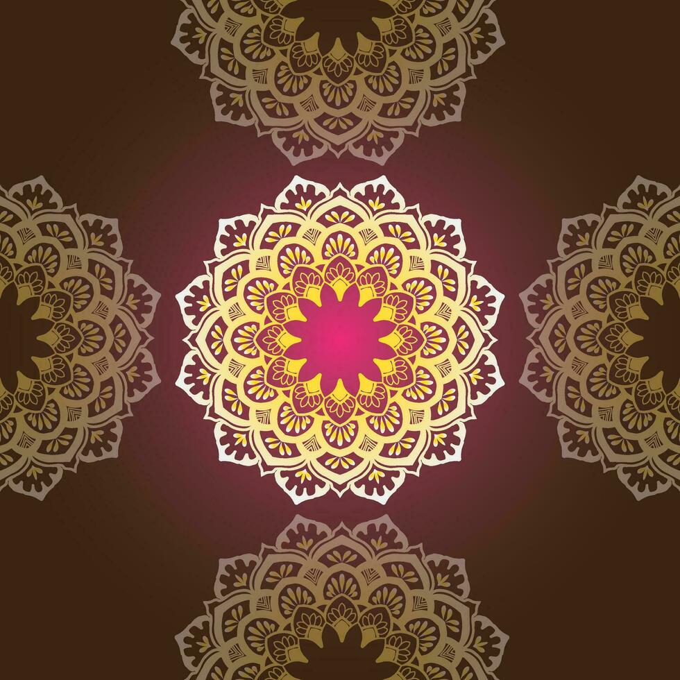 mandala for all background vector