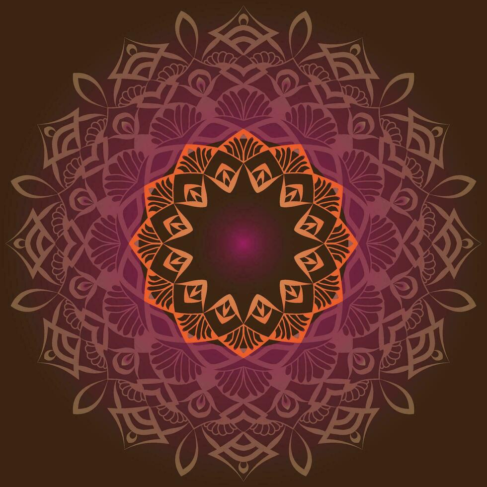 mandala luxury art vector