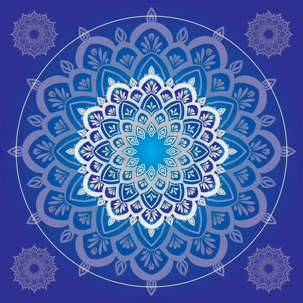 mandala for all background vector