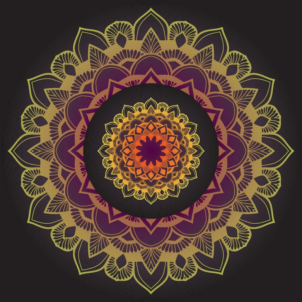 mandala for all background vector