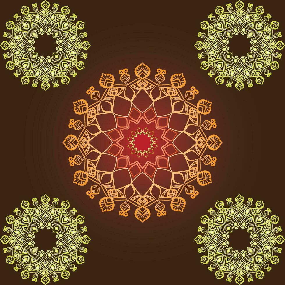 mandala for all background vector
