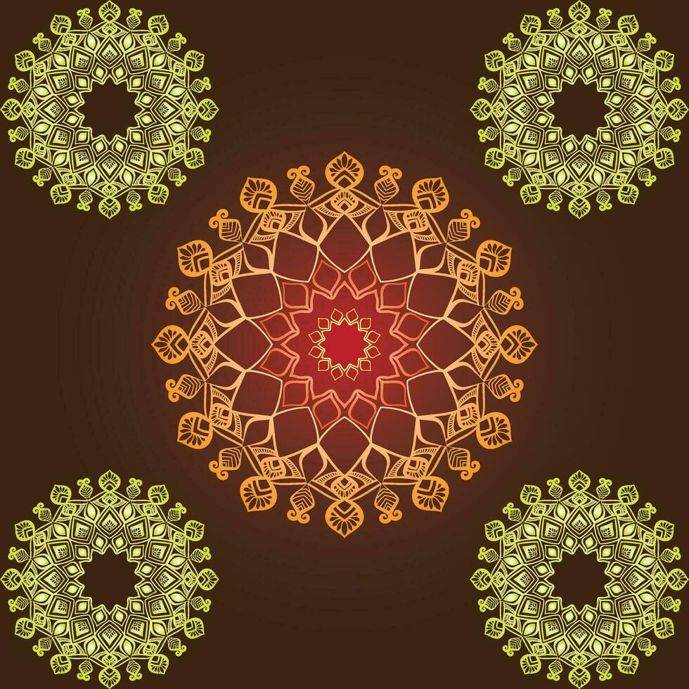 mandala for all background vector